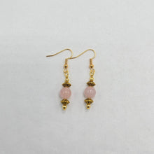 Load image into Gallery viewer, Rose Quartz Earrings