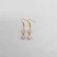 Load image into Gallery viewer, Rose Quartz Earrings
