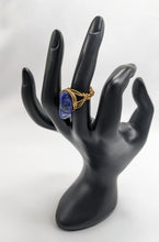 Load image into Gallery viewer, Hand Wrapped Lapis Lazuli  Ring