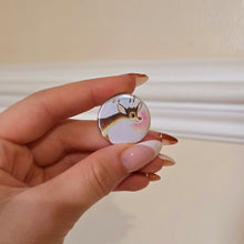 Load image into Gallery viewer, Rudolph Button Pin
