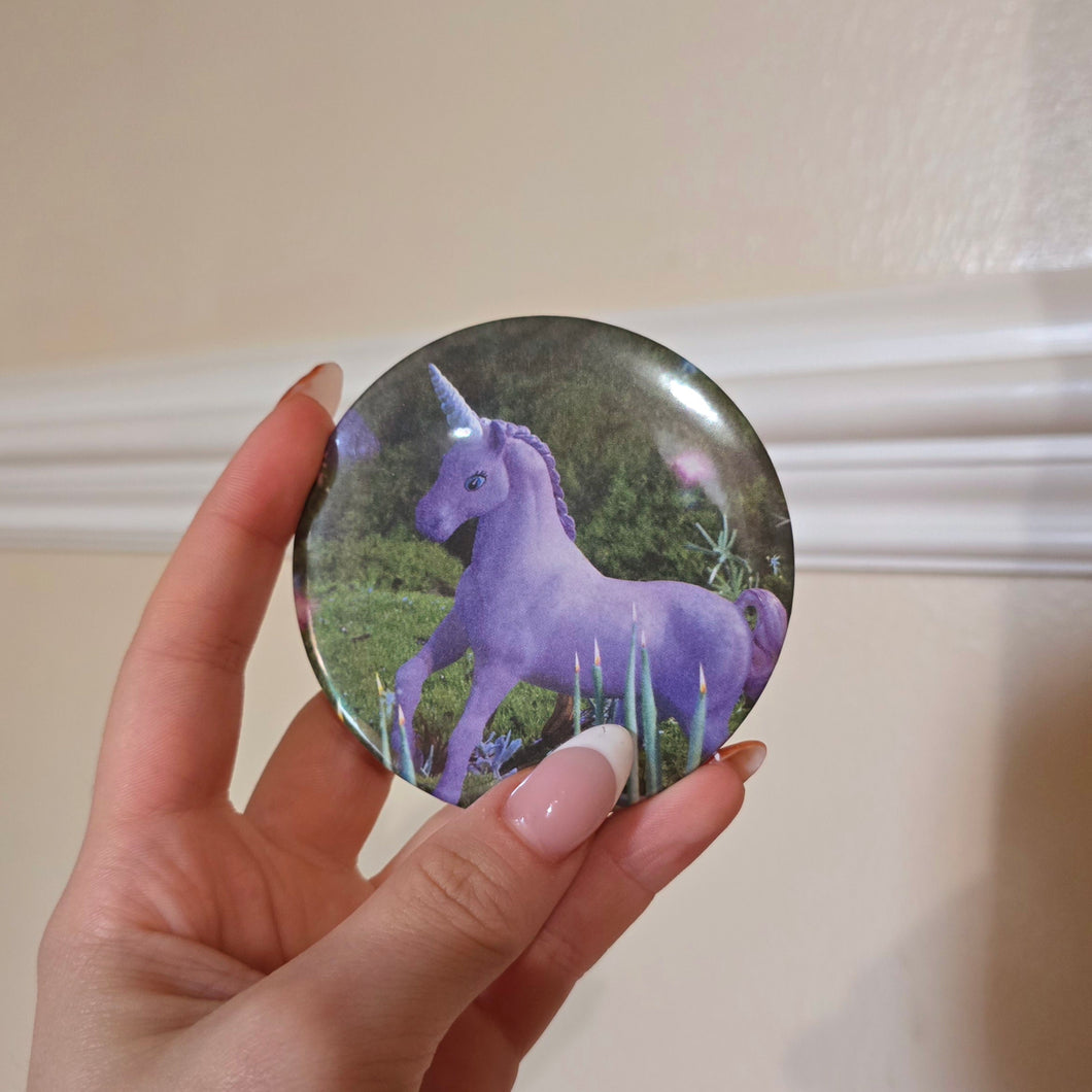 Unicorn Button Pin