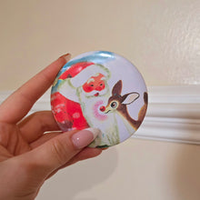 Load image into Gallery viewer, Rudolph Button Pin
