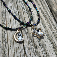 Load image into Gallery viewer, Outer Space Seed Bead Necklace
