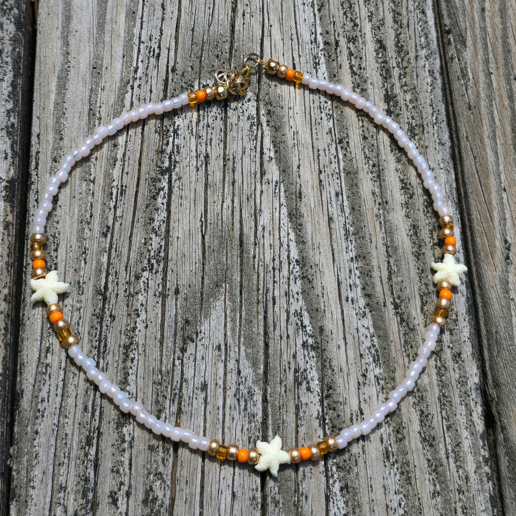 Sea Star Seed Bead Necklace
