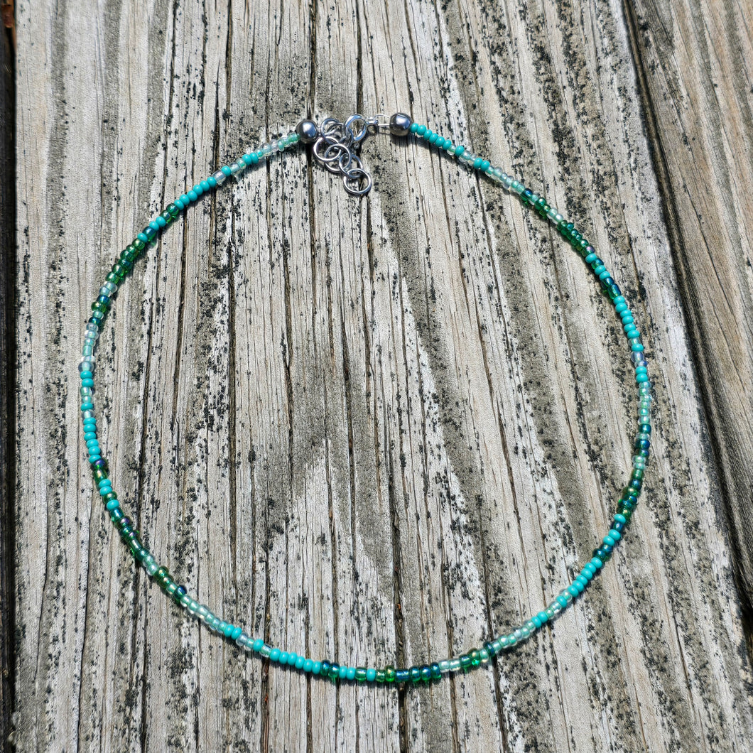Seed Bead Choker Necklace