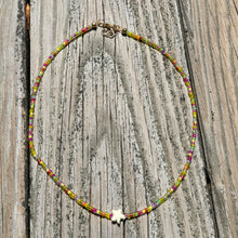 Load image into Gallery viewer, Sea Star and  Seed Bead Necklace
