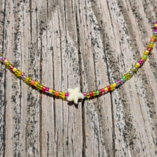 Load image into Gallery viewer, Sea Star and  Seed Bead Necklace
