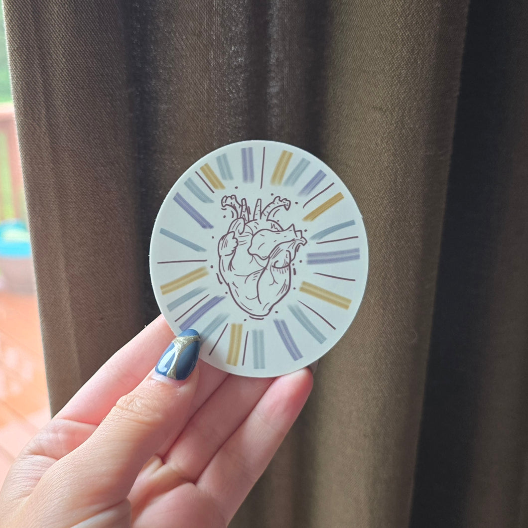 Anatomical Heart Sticker