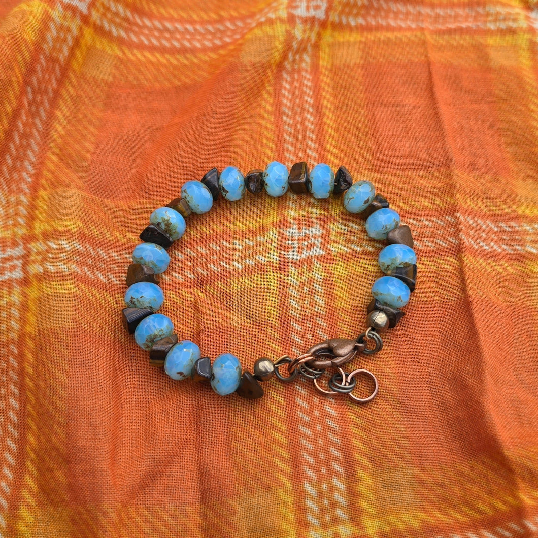Tiger Eye Chip Bracelet