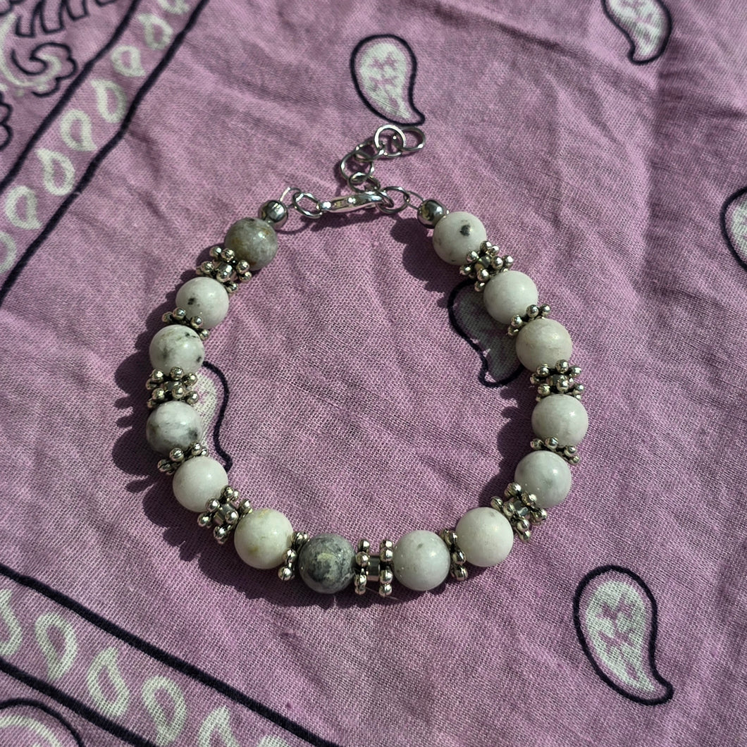 Grey Stone Bracelet