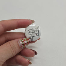 Load image into Gallery viewer, Hug a Rodent! Button Pin
