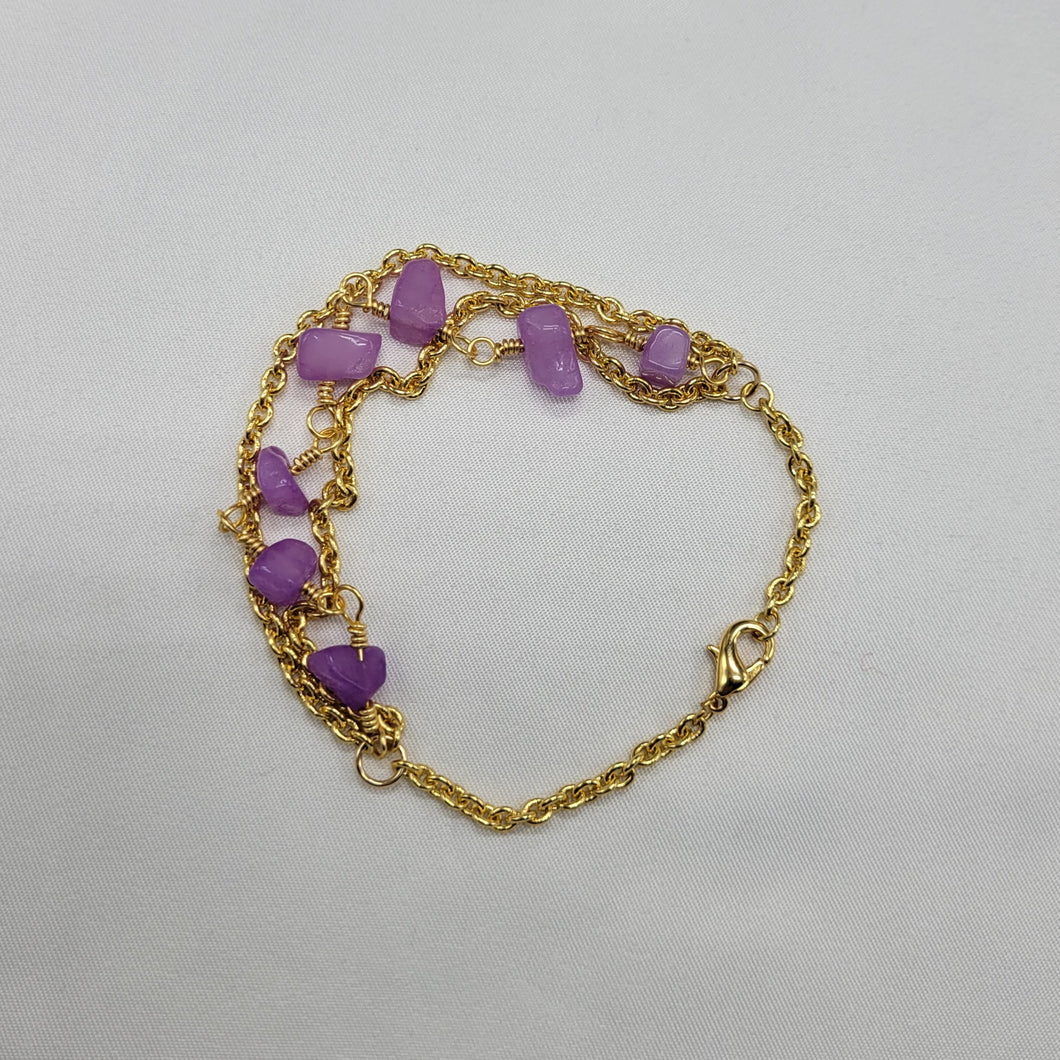 Purple Quartz Bracelet