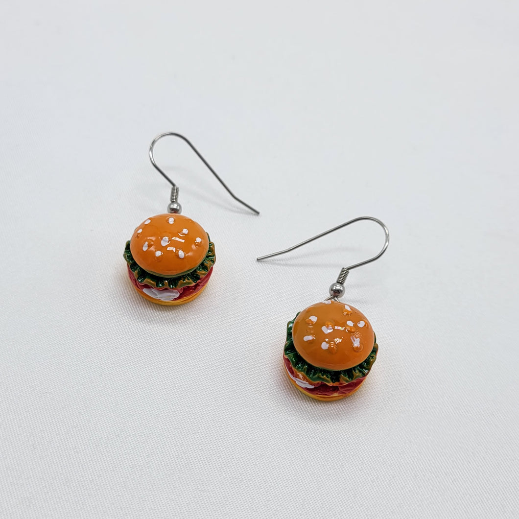 Hamburger Earrings