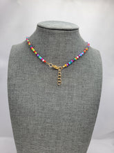 Load image into Gallery viewer, Colorful Seed Bead and Pearl Necklace
