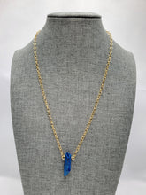 Load image into Gallery viewer, Blue Crystal Necklace
