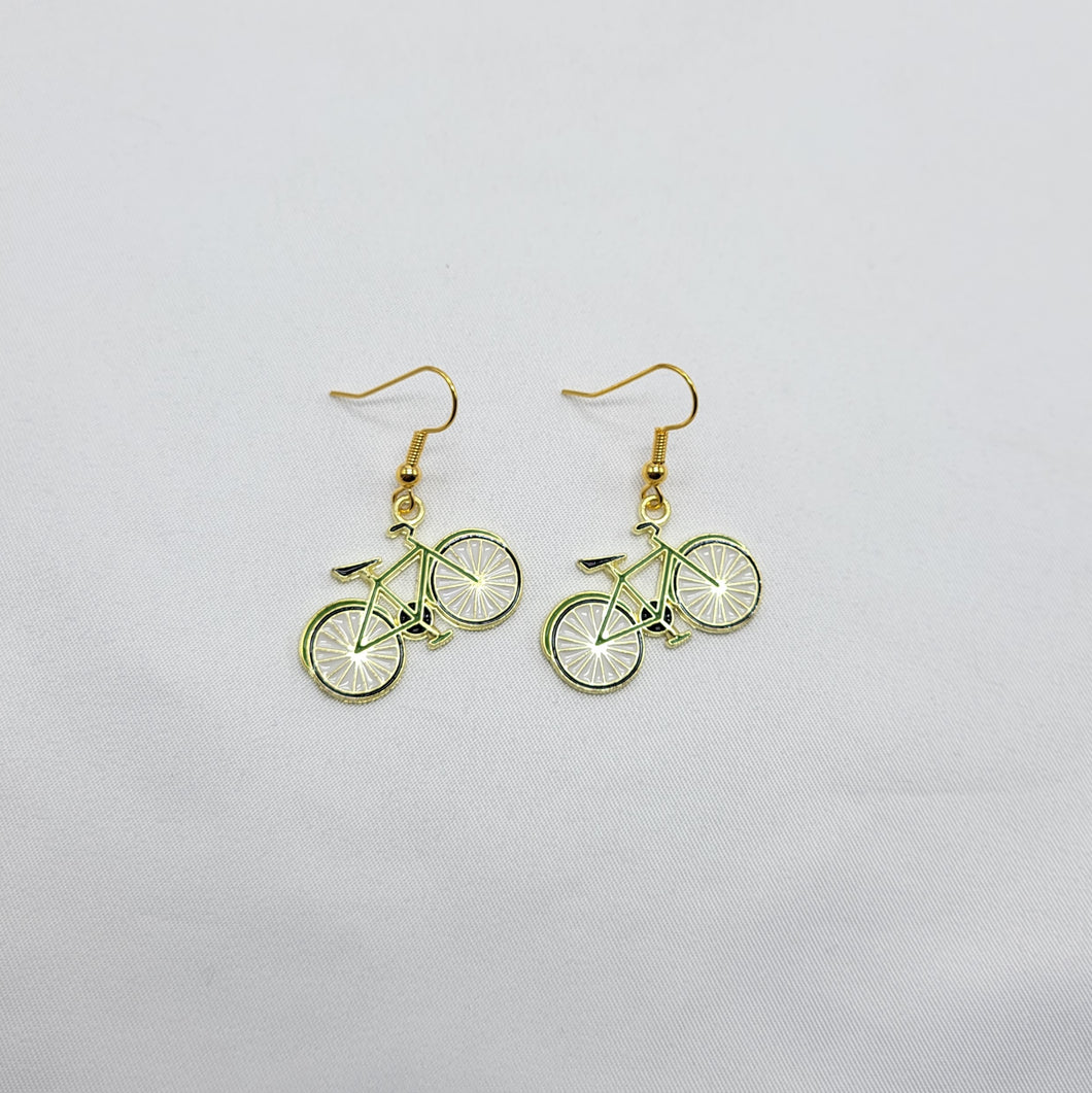 Bicycle Earrings