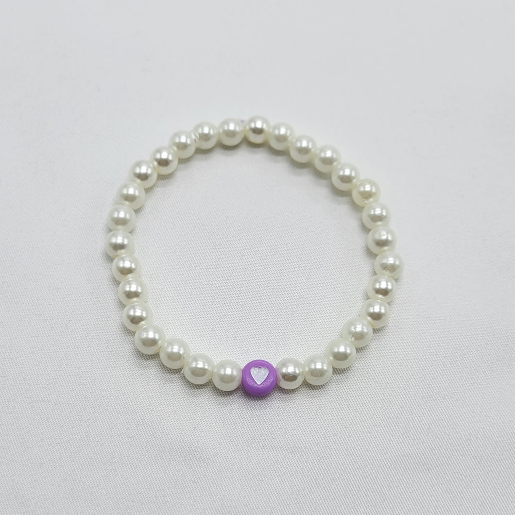 Heart and Pearls Bracelet