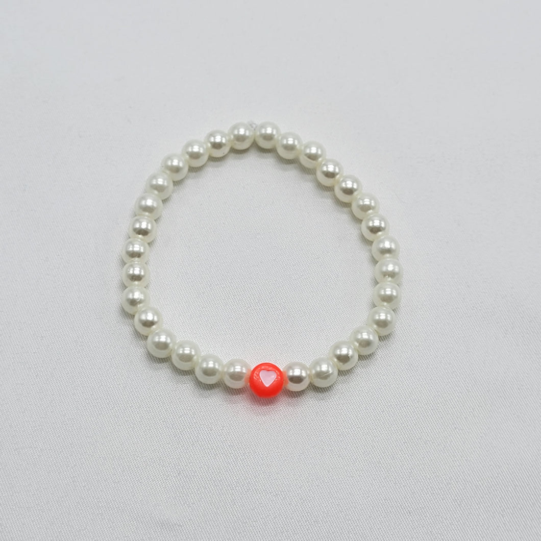 Heart and Pearls Bracelet