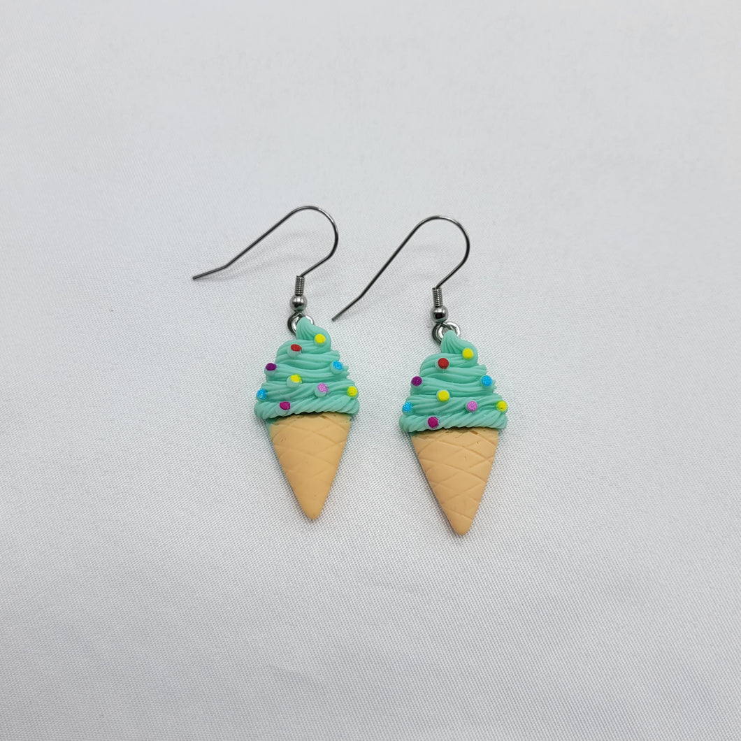 Ice Cream Cone Earrings
