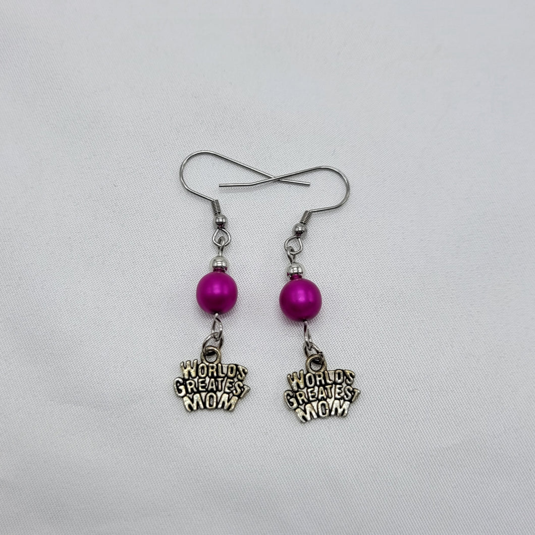 World's Greatest Mom Earrings