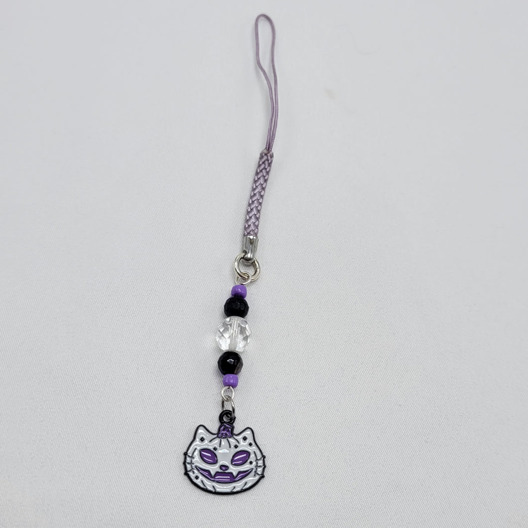 Halloween Cat Phone Charm