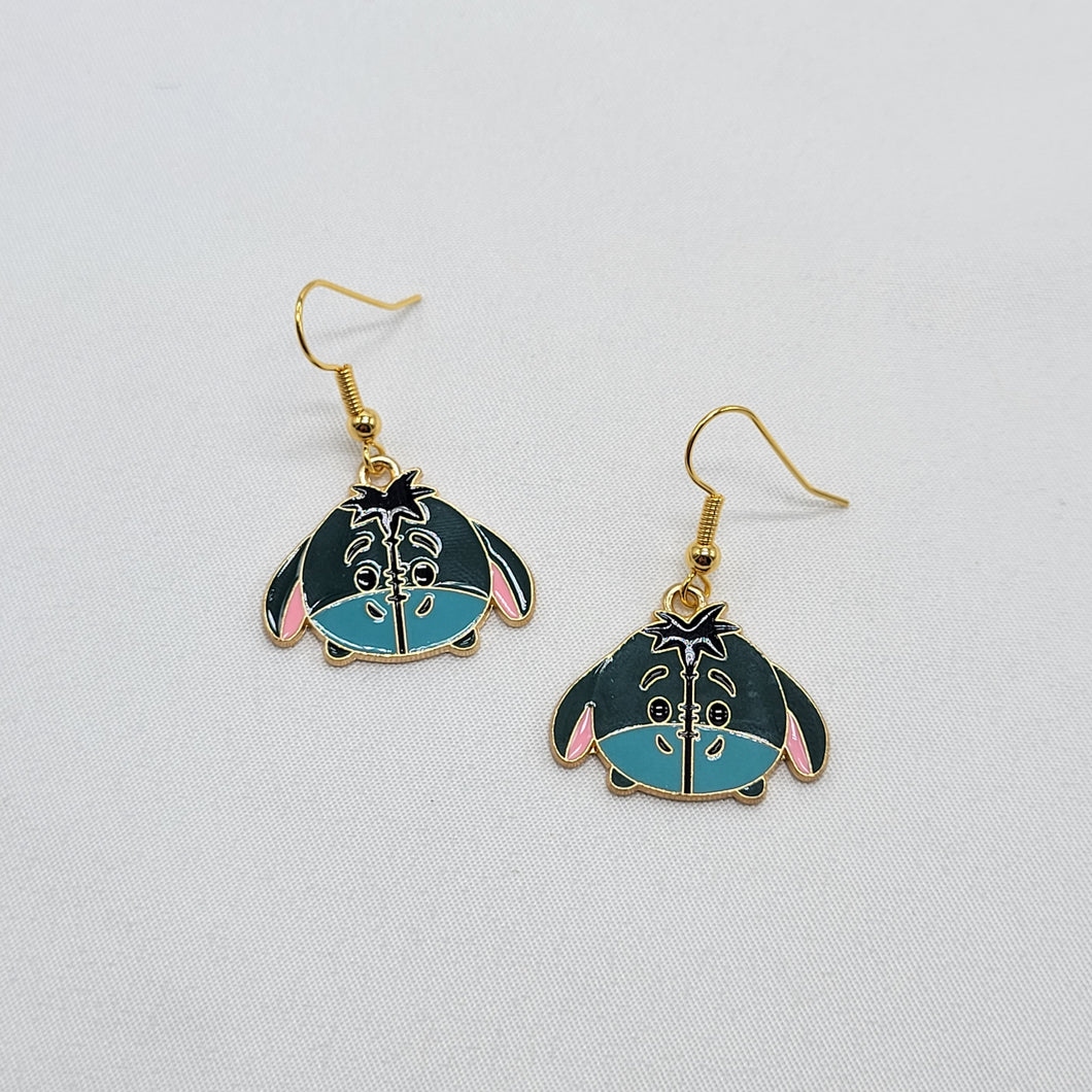 Cartoon Donkey Earrings