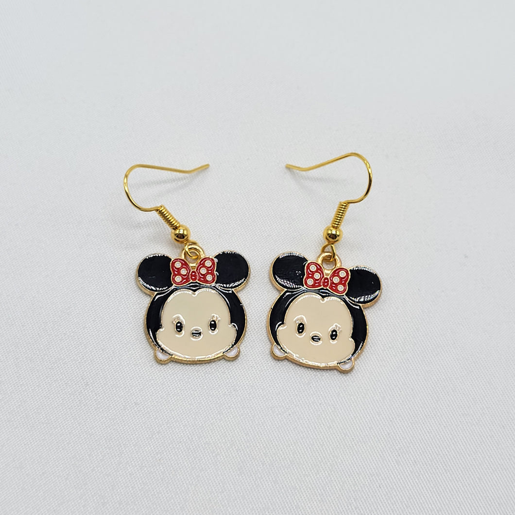 Cartoon Girl Mouse Earrings