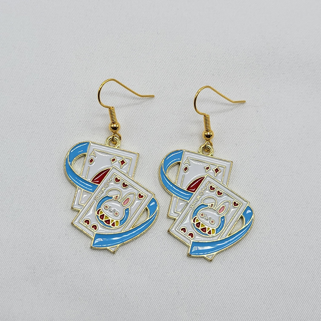 Card Earrings