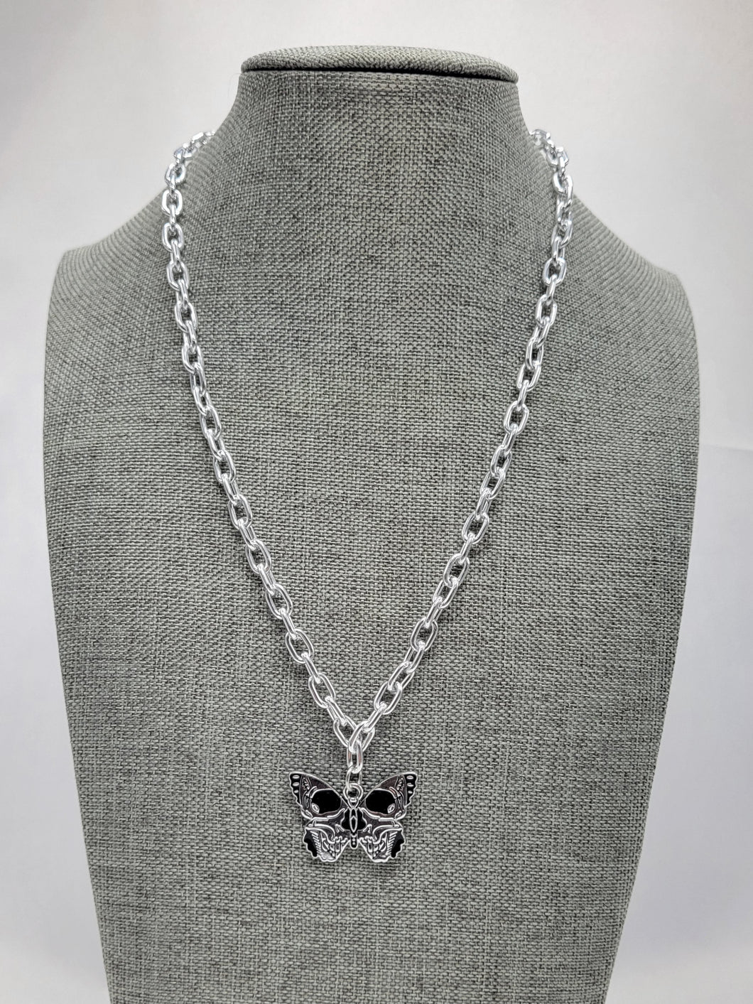 Skull Butterfly Necklace