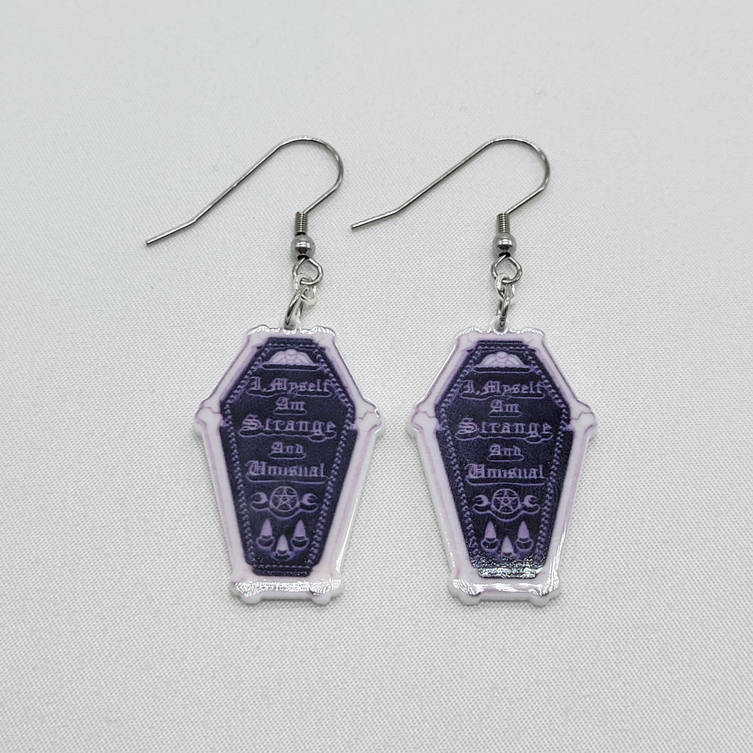 Coffin Earrings