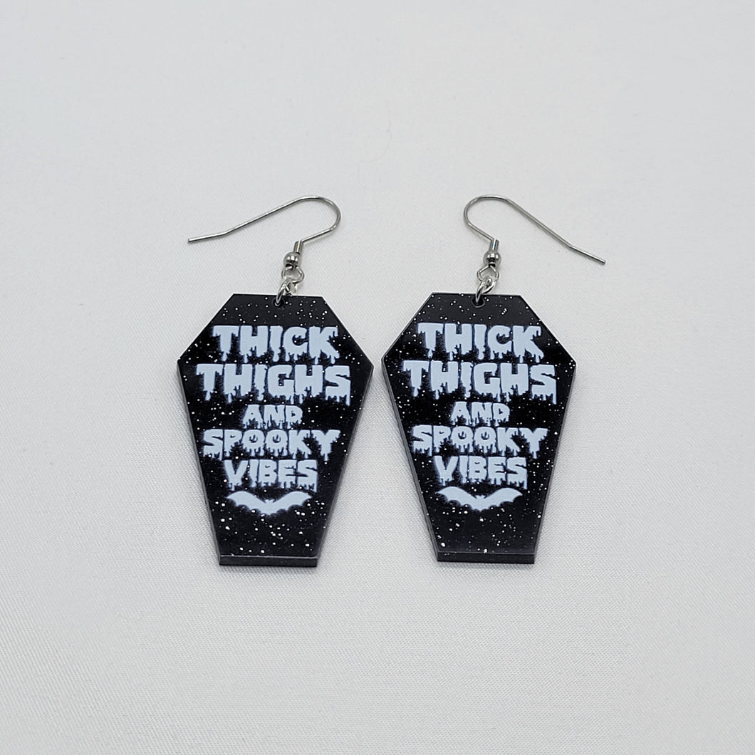 Coffin Earrings