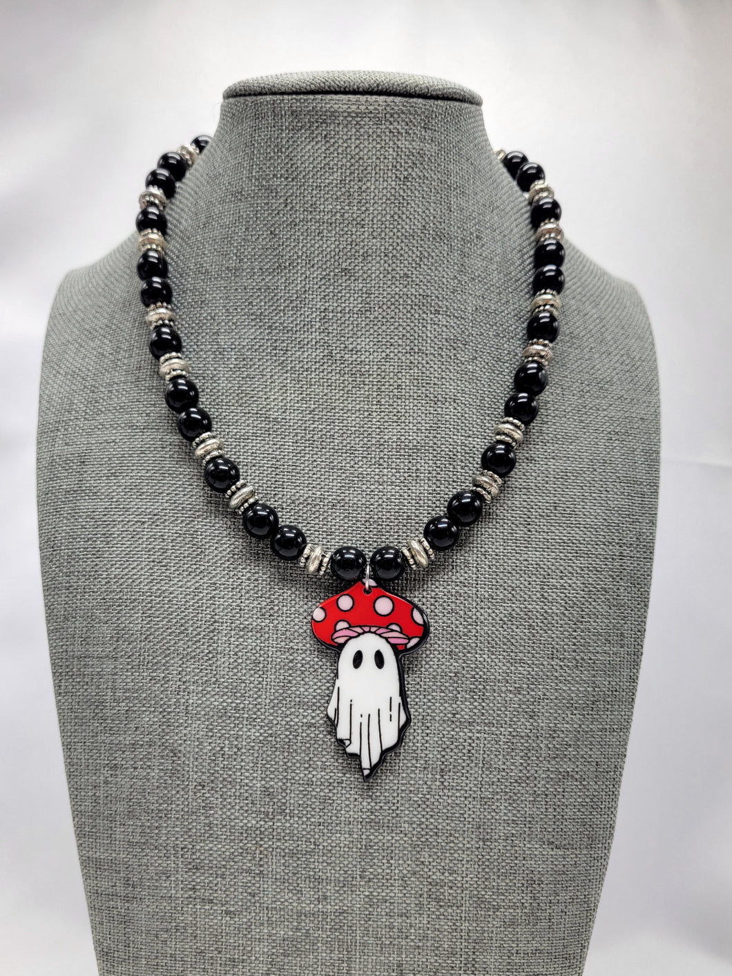 Mushroom Ghost Necklace