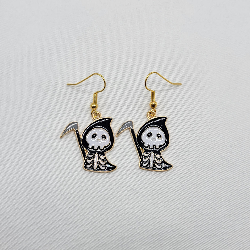 Grim Reaper Earrings