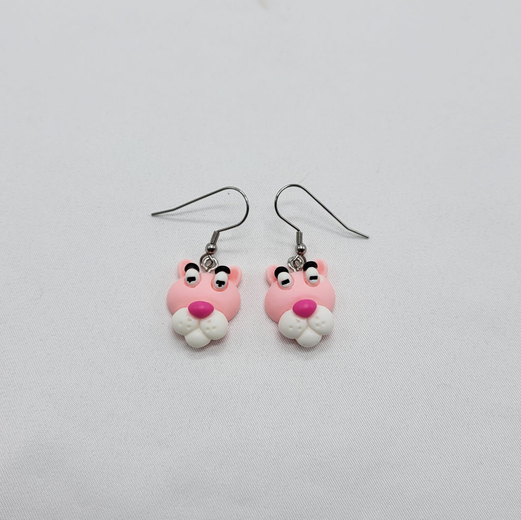 Pink Panther Earrings