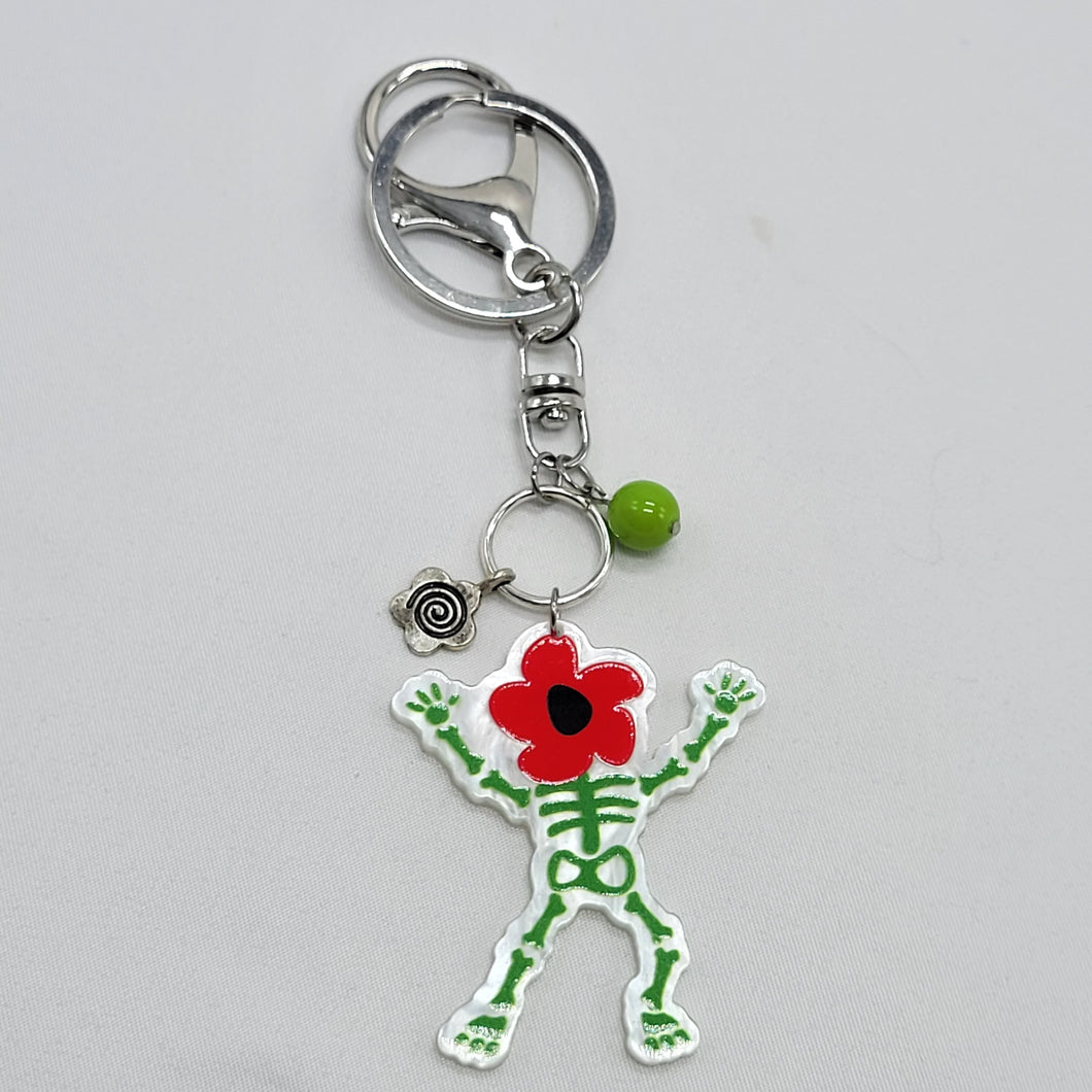 Dancing Flower Keychain