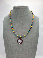 Load image into Gallery viewer, Stitched Girl Seed Bead Necklace
