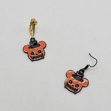 Load image into Gallery viewer, Pumpkin Mouse Earrings
