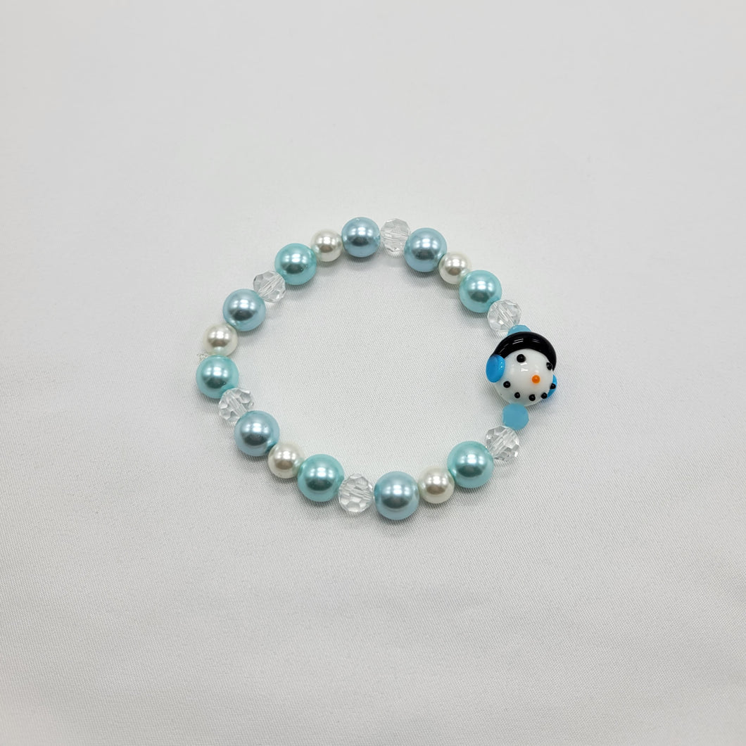 Snowman and Bead Bracelet