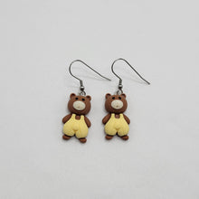 Load image into Gallery viewer, Animals in Overalls Earrings
