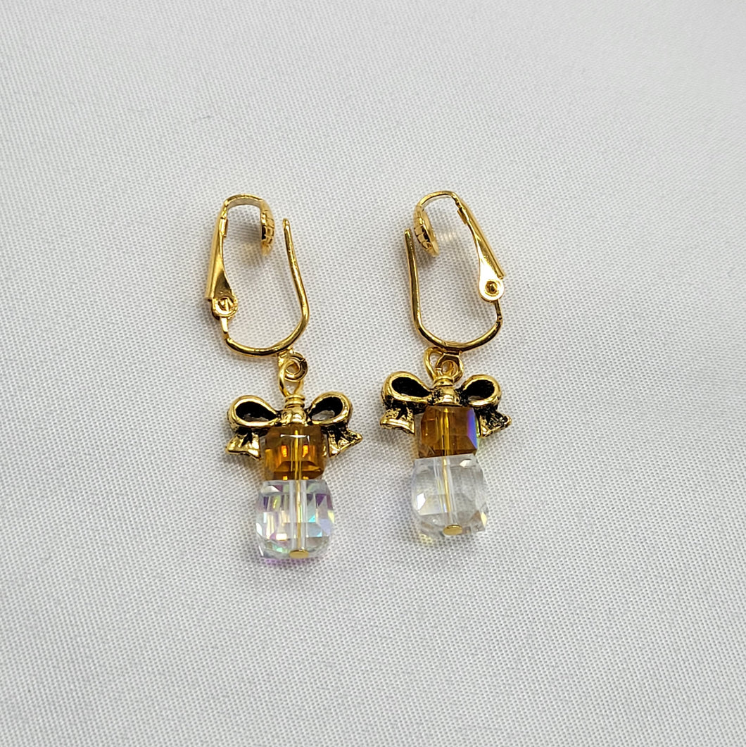 Present Clip On Earrings