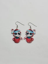 Load image into Gallery viewer, Twisted Christmas Villain Earrings
