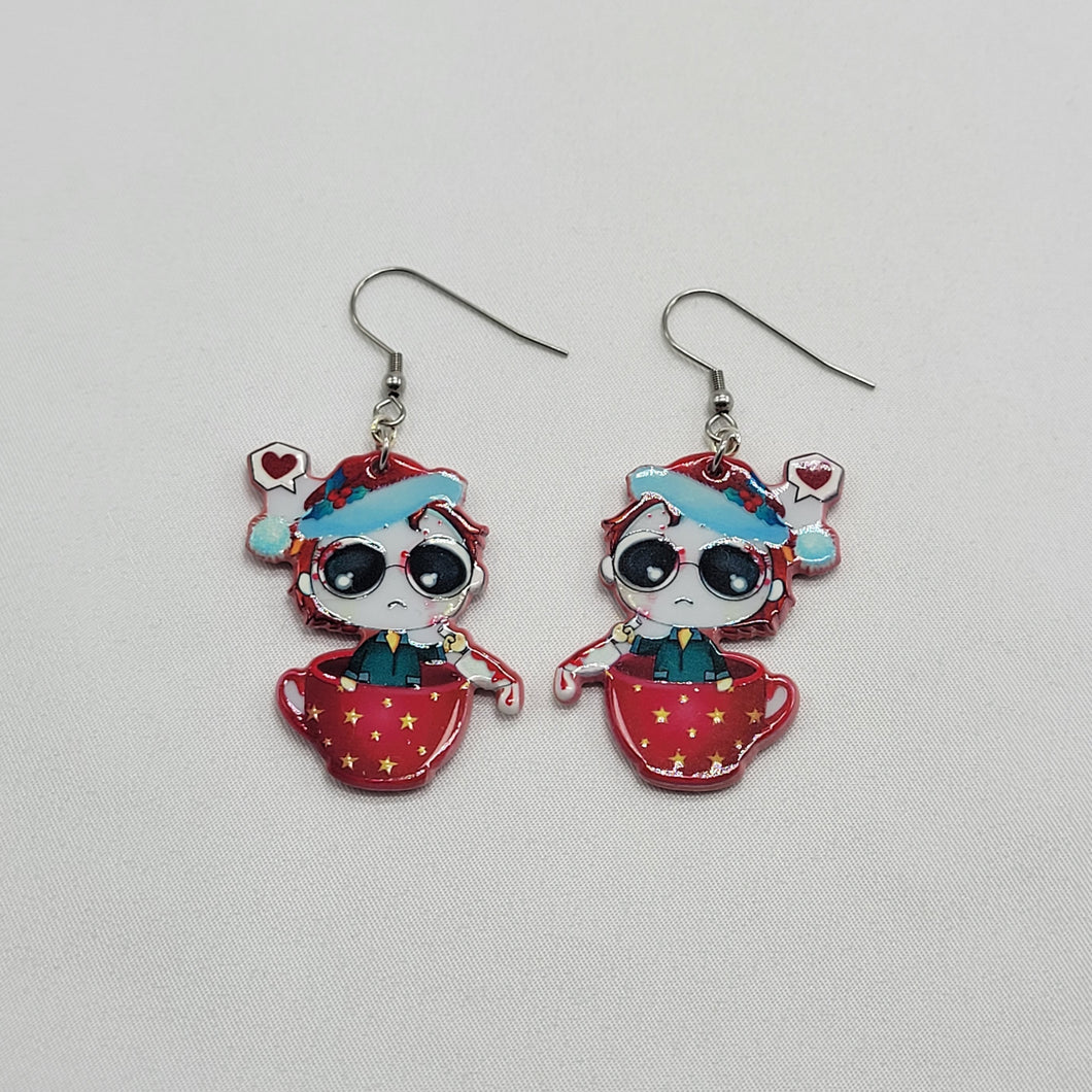 Twisted Christmas Villain Earrings