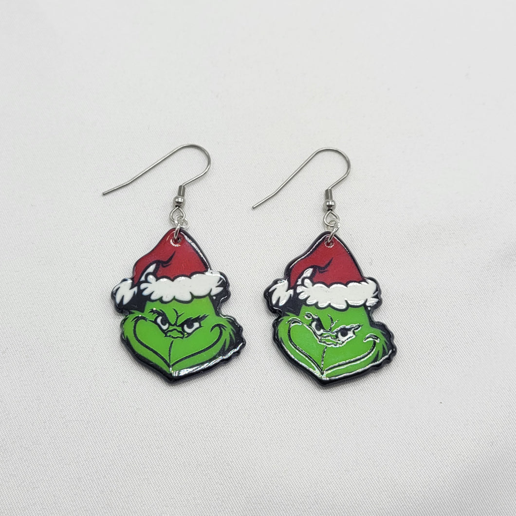 Grinch Earrings