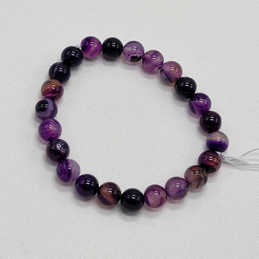 Purple Agate Bracelet