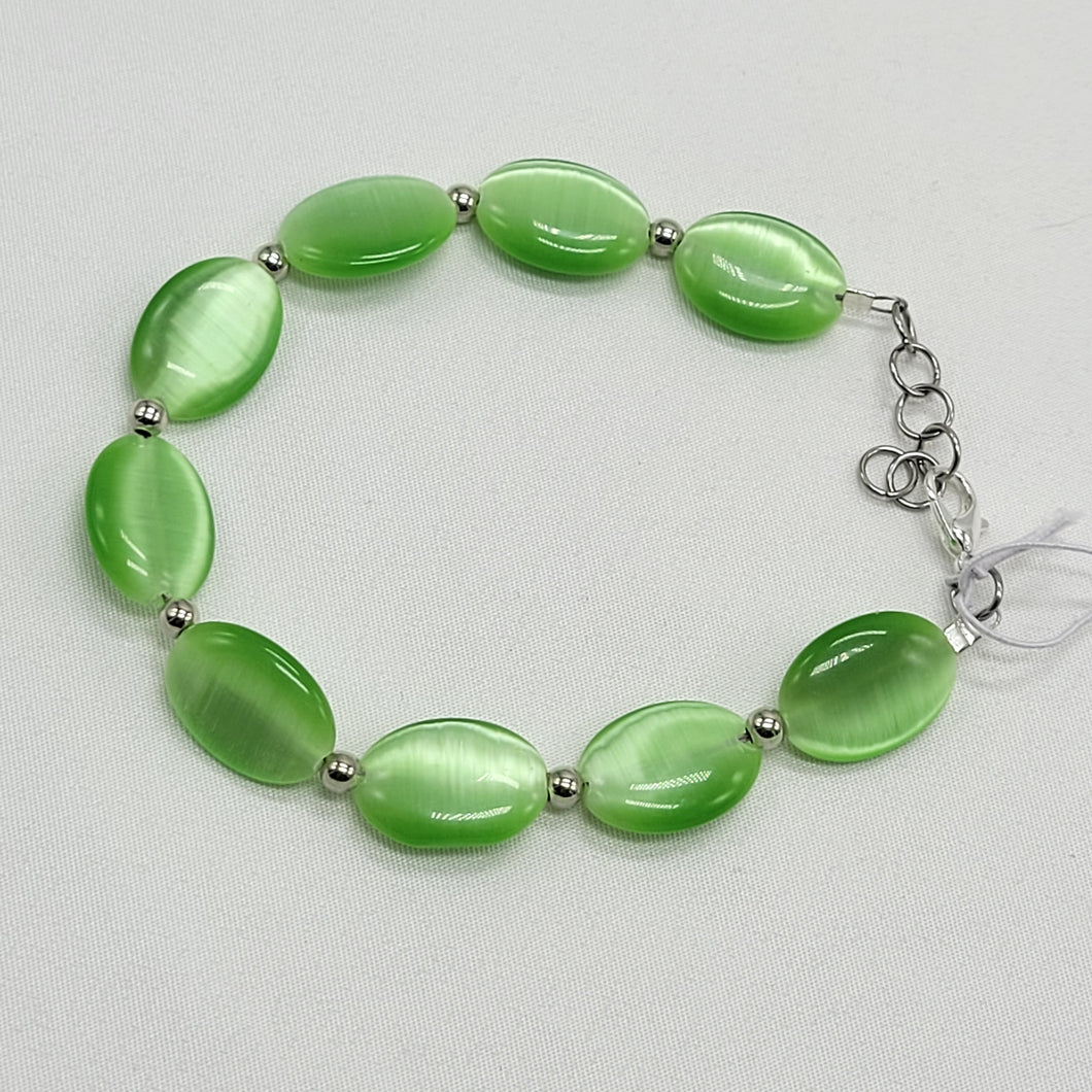 Green Glass Bracelet