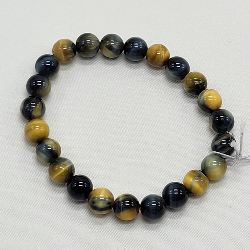 Golden Blue Tiger eye Bracelet