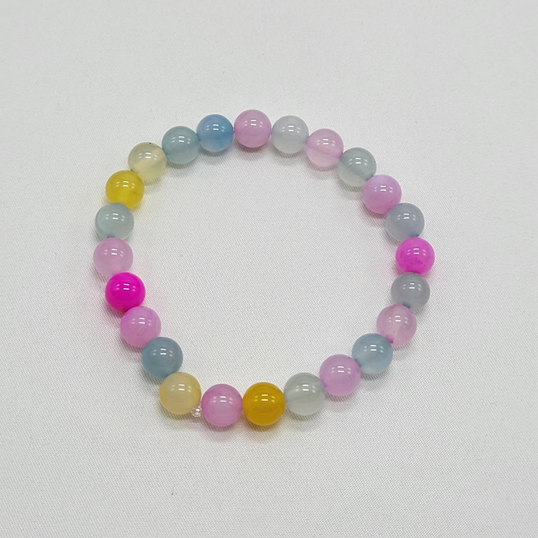 Morganite Bead Bracelet