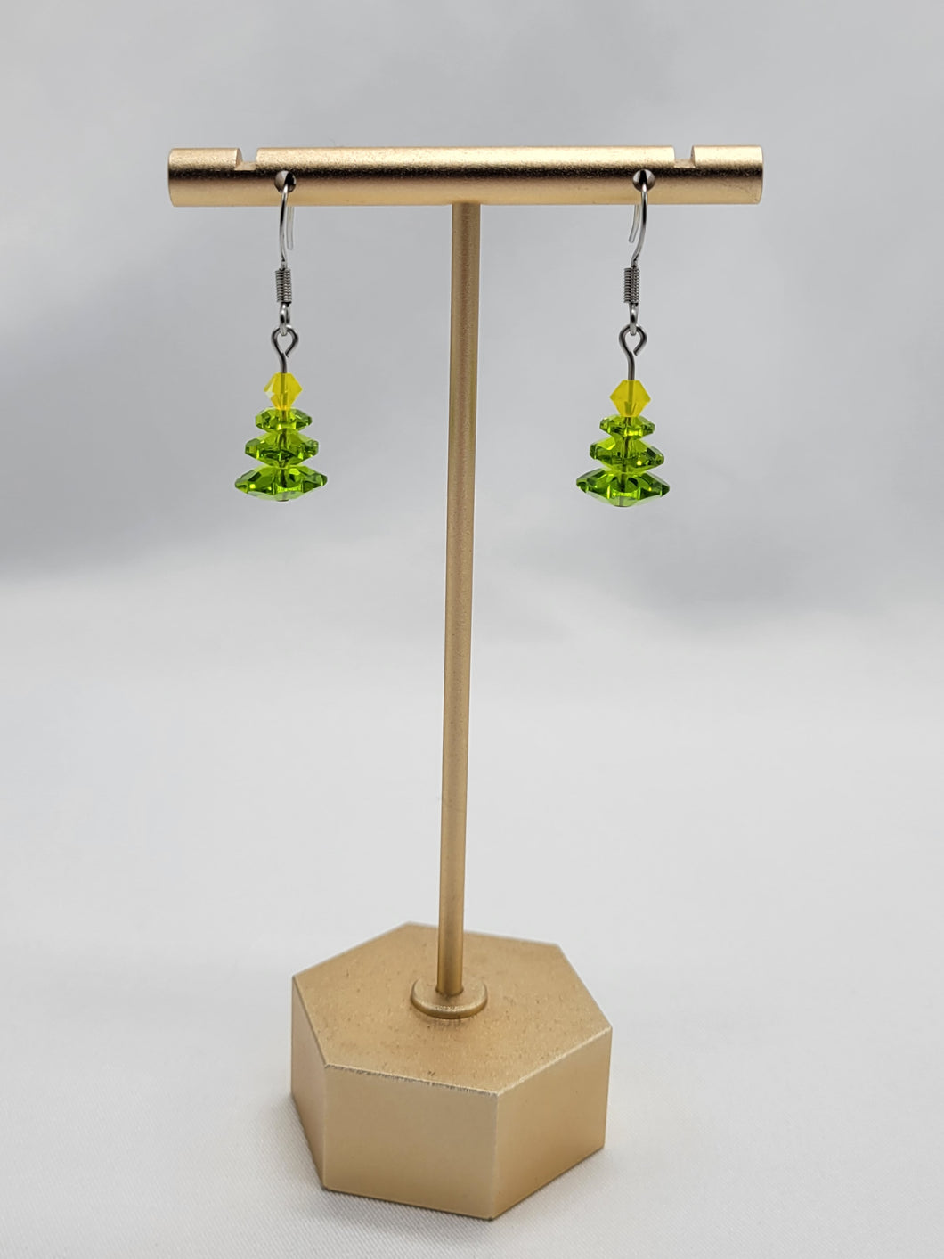 Mini Christmas Tree Earrings