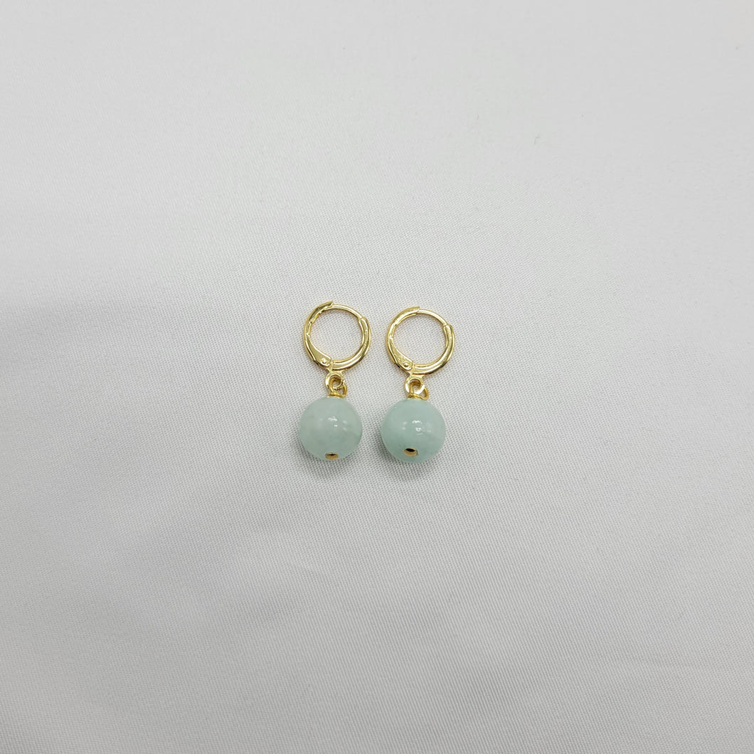 Quartzite Huggie Earrings