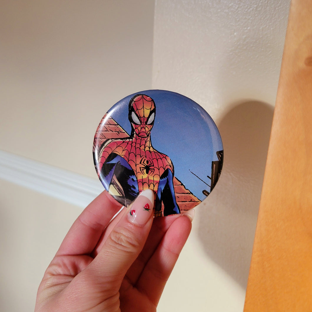 Super Hero Button Pin